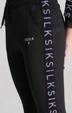 SikSilk Girls Black Taped Track Pant -Style Zone Shop SSG 0108 SSG 0109 032 eece3ff6 5c88 4346 9843 be23b159a973