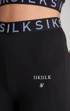 SikSilk Girls Black Taped Legging -Style Zone Shop SSG 0113 SSG 0110 028 886c44e7 47a6 4dc4 a8b8 fc08754d329f