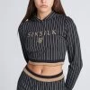 SikSilk Girls Black Baseball Stripe Cropped Hoodie -Style Zone Shop SSG 0119 SSG 0120 0809 copy d381328d ce94 494b adbf 71d4d0050bb8