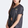 SikSilk Girls Black Baseball Stripe Jersey -Style Zone Shop SSG 0124 0724 0ebd9584 bf5a 49fe 886a a03e999e380c