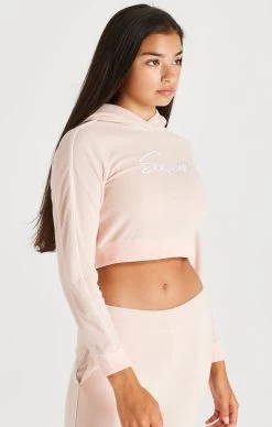 SikSilk Signature Towelling Cropped Hood - Pink -Style Zone Shop SSG 0131 6 db104a38 60e8 4857 88fd 051a5925937c