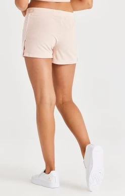 SikSilk Towelling Popper Shorts - Pink -Style Zone Shop SSG 0133 5 ddf80f4e b6cf 44e9 b577 4ada3e2a2cc0