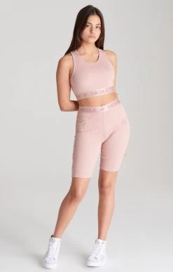 SikSilk Girls Pink Ribbed Taped Cycle Short -Style Zone Shop SSG 0172 SSG 0174 005 53ebef50 2387 4f0d ae7e 95c14040a5b2