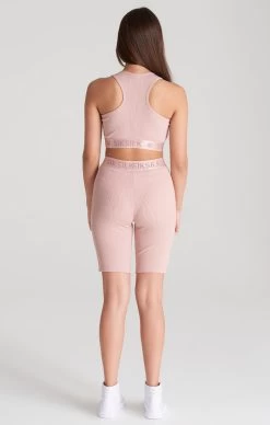 SikSilk Girls Pink Ribbed Taped Cycle Short -Style Zone Shop SSG 0172 SSG 0174 018 09dcd735 eafb 448b b955 6c1dbcc694ef