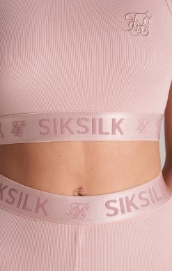 SikSilk Girls Pink Ribbed Taped Bralette -Style Zone Shop SSG 0172 SSG 0174 033 736038c6 2969 42ba a631 bb60e056a2bd