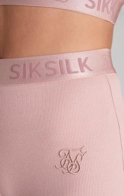 SikSilk Girls Pink Ribbed Taped Cycle Short -Style Zone Shop SSG 0172 SSG 0174 036 96c1075d 5669 4c36 95c6 08435d397697