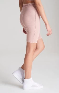 SikSilk Girls Pink Ribbed Taped Cycle Short -Style Zone Shop SSG 0172 SSG 0174 044 63b36187 4b6a 458a ae1f 87c1f5e9d973