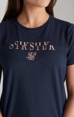 SikSilk Girls Navy Logo Boyfriend T-Shirt -Style Zone Shop SSG 0177 SSG 0036 031 177e083e e8c3 46fa 9227 47c1d9a4d5d9