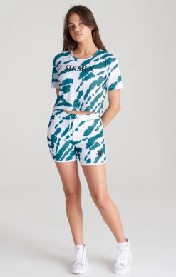 SikSilk Girls White Tie Dye Cropped T-Shirt -Style Zone Shop SSG 0179 SSG 0180 012 39fb46d0 83be 49c2 a622 3aebb840dfa6