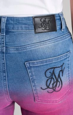 SikSilk Girls Blue Dip Dye Denim Short -Style Zone Shop SSG 0182 047 f1c73bcd 4a2b 44ce b8d3 6627ccb36d22
