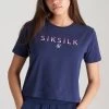 SikSilk Girls Navy Fade Logo Cropped T-Shirt -Style Zone Shop SSG 0220 013 031bf20c bf7e 49fd b7e2 50276e44e5fc