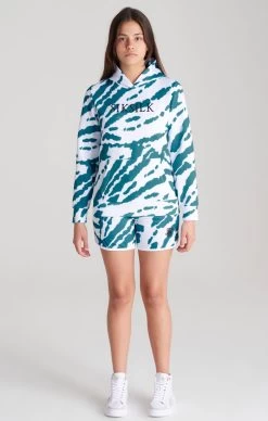 SikSilk Girls White Tie Dye Hoodie -Style Zone Shop SSG 0231 005 3fe25ed1 8cf1 4903 9153 49069b720402