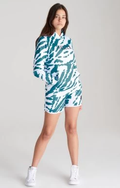 SikSilk Girls White Tie Dye Hoodie -Style Zone Shop SSG 0231 010 b309a1d7 b861 464f 819d a1c035142fb1