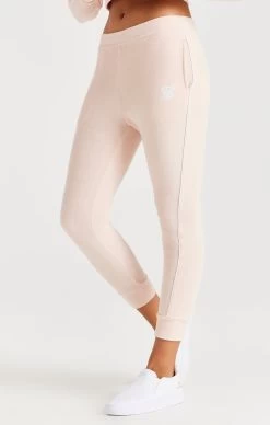 SikSilk Towelling Joggers - Pink