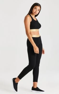 SikSilk Metallic Taped Bralette - Black -Style Zone Shop SSG 0239 4 f9ed6413 045c 4951 ae51 92e6ffdc9289