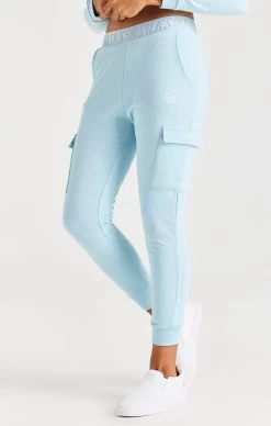 SikSilk Taped Cargo Pants - Blue