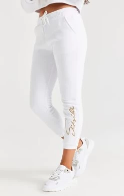 SikSilk Girls White Signature Jogger