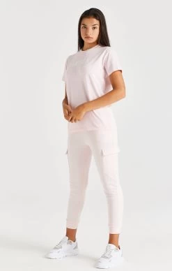 SikSilk Branded Tee - Pink -Style Zone Shop SSG 0264 4 44f15e66 c1ac 4c78 ba3c 077a23391927