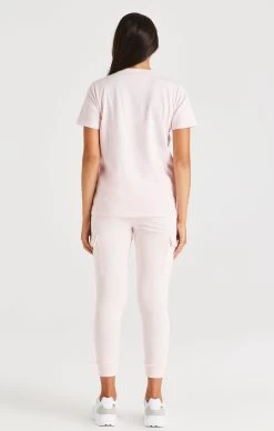 SikSilk Branded Tee - Pink -Style Zone Shop SSG 0264 5 252224b5 b27e 4267 9b75 e445bd94a8d1