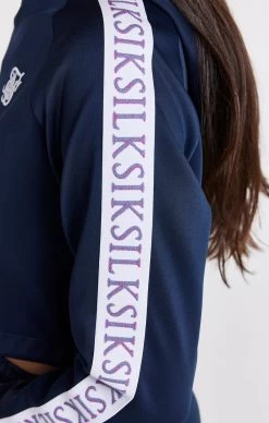 SikSilk Girls Navy Crop Hoodie -Style Zone Shop SSG 0307 7