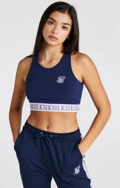 SikSilk Girls Navy Bralette -Style Zone Shop SSG 0309 6