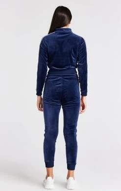 SikSilk Girls Navy Velour Track Pant -Style Zone Shop SSG 0319 5