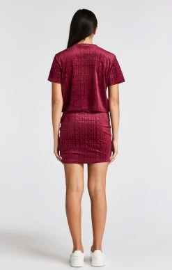 SikSilk Girls Pink Velour Skirt -Style Zone Shop SSG 0321 5