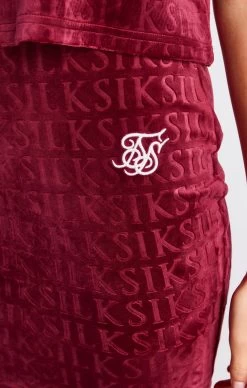SikSilk Girls Pink Velour Skirt -Style Zone Shop SSG 0321 6