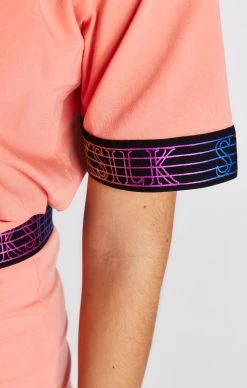 SikSilk Girls Coral Taped Crop T-Shirt -Style Zone Shop SSG 0327 8