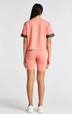 SikSilk Girls Coral Runner Tape Cycle Short -Style Zone Shop SSG 0328 5