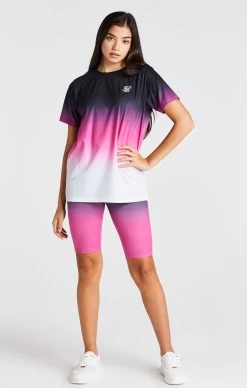 SikSilk Girls Pink Fade Cycle Short -Style Zone Shop SSG 0337 6