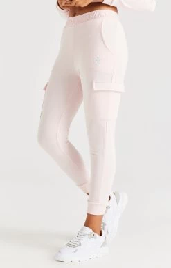 SikSilk Taped Cargo Pants - Pink