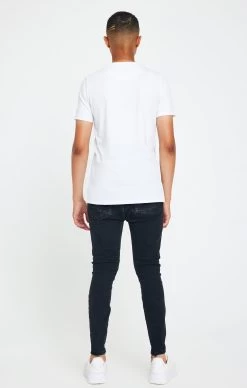 Boys Messi X SikSilk White Logo T-Shirt -Style Zone Shop SSK 0026 5 61a5ba4b c270 4fa7 ba43 5c447dbca2de