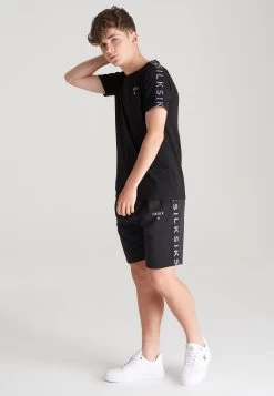 SikSilk Boys Black Taped Short -Style Zone Shop SSK 0070 4 256ac714 2510 4cc5 acfc ea24dc0004c4