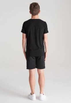 SikSilk Boys Black Taped Short -Style Zone Shop SSK 0070 5 08f6e010 46ce 4101 8f69 eea9c13d1dc4
