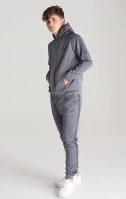SikSilk Boys Grey Iridescent Print Zip Thru Hoodie -Style Zone Shop SSK 0092 007 7b64dae5 2781 46af b13a ef0b785191d0