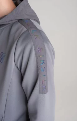 SikSilk Boys Grey Iridescent Print Zip Thru Hoodie -Style Zone Shop SSK 0092 028 ca63dc9e 5cb9 4570 b864 9417186ba627