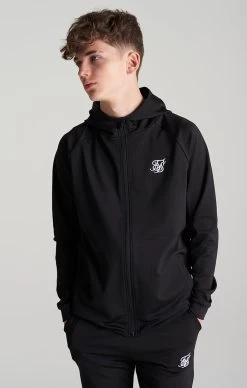 SikSilk Boys Black Essential Zip Thru Hoodie -Style Zone Shop SSK 0127 007 dc7a06b8 4350 4682 97a3 26ce63c7ce17