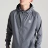 SikSilk Boys Grey Essential Zip Thru Hoodie -Style Zone Shop SSK 0133 1