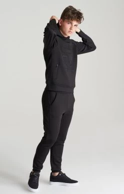SikSilk Boys Black Overhead Hoodie -Style Zone Shop SSK 0201 006 802c739a d450 487d 920e d3c45bdb86be