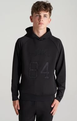 SikSilk Boys Black Overhead Hoodie -Style Zone Shop SSK 0201 016 bb1ec893 b059 4d7b abcc a6bbae0373ef