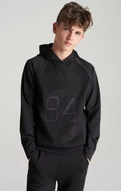SikSilk Boys Black Overhead Hoodie