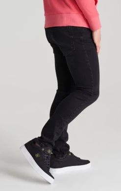 SikSilk Boys Black Essential Slim Denim Jean -Style Zone Shop SSK 0221 SSK 0383 041 9c3a4340 3197 4fef 9142 f1294a57990d
