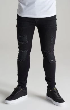 SikSilk Boys Distressed Skinny Denim Jean -Style Zone Shop SSK 0241 20SSK 0154 038