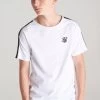 SikSilk Boys White Taped Raglan T-Shirt -Style Zone Shop SSK 0270 017 bf6f6e36 5492 4b50 887f e576a5851207
