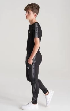 SikSilk Boys Black Taped Raglan T-Shirt -Style Zone Shop SSK 0272 SSK 0269 014 3151f0c7 488e 4307 a9d3 4001ee8fada5