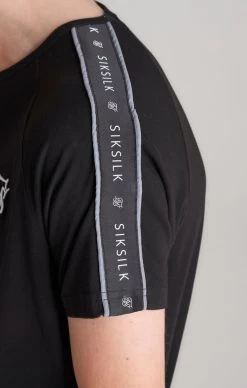 SikSilk Boys Black Taped Raglan T-Shirt -Style Zone Shop SSK 0272 SSK 0269 028 72f02c47 b7a3 459f 83f3 c60e0df90dd2