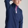 SikSilk Boys Navy Fade Zip Thru Funnel Neck -Style Zone Shop SSK 0277 1
