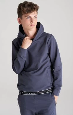SikSilk Active Overhead Hoodie - Navy -Style Zone Shop SSK 0278 020 1dc57b5c 357b 4895 b95a b1013c5473bb