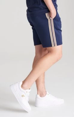 SikSilk Boys Navy Taped Pleated Short -Style Zone Shop SSK 0298 SSK 0294 029 copy 21ec1411 bdf9 4e5a 92fa f84ac6803abc